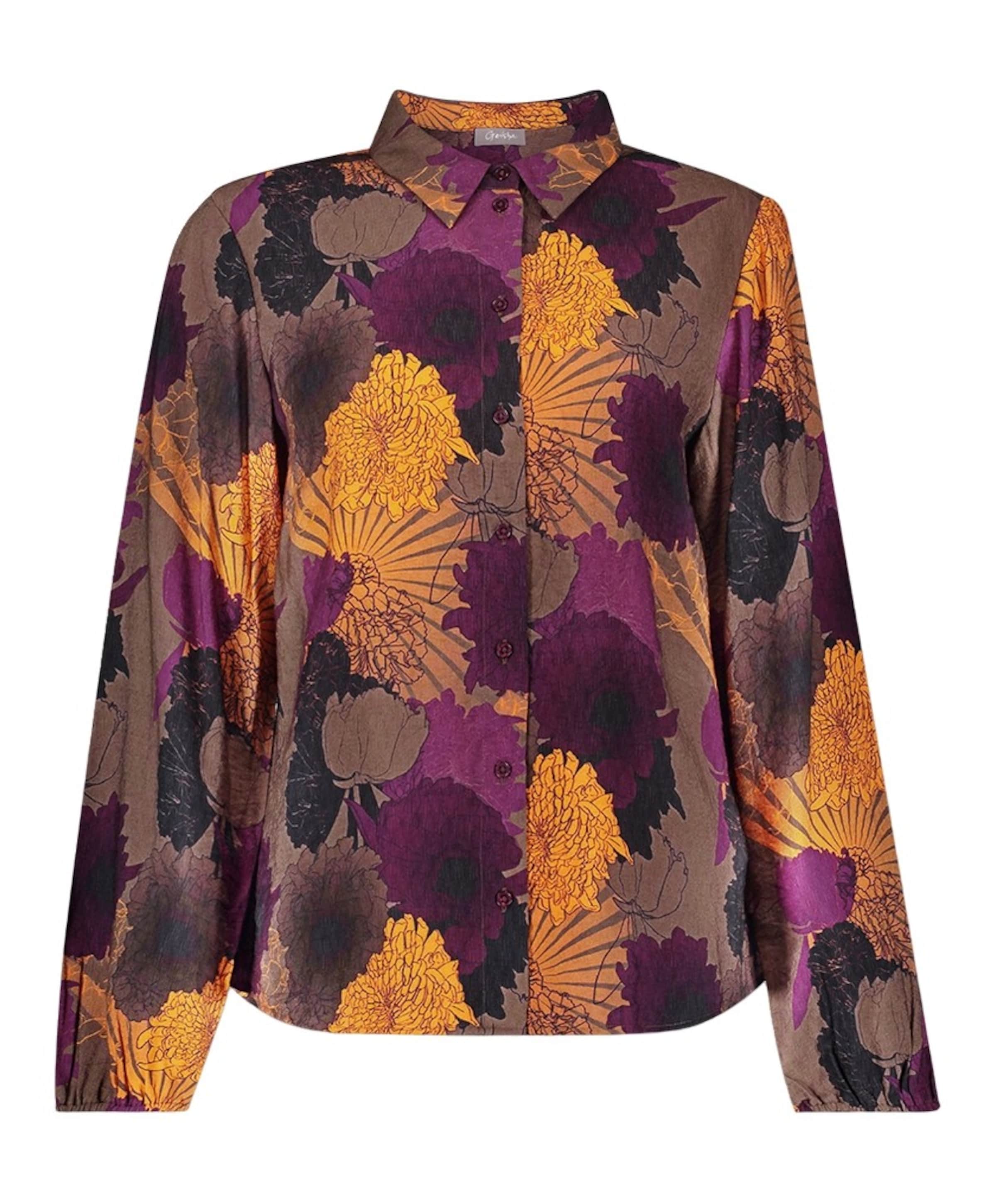 Dames blouse bruin