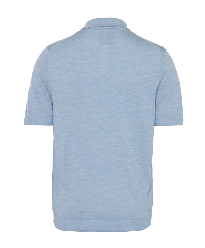 Heren polo blauw