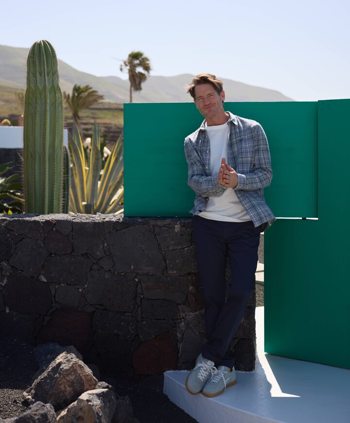 CORE BLEECKER 1985 PIMA COTTON heren broek blauw