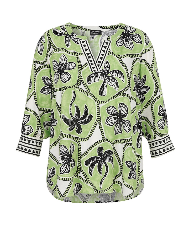 Dames blouse groen