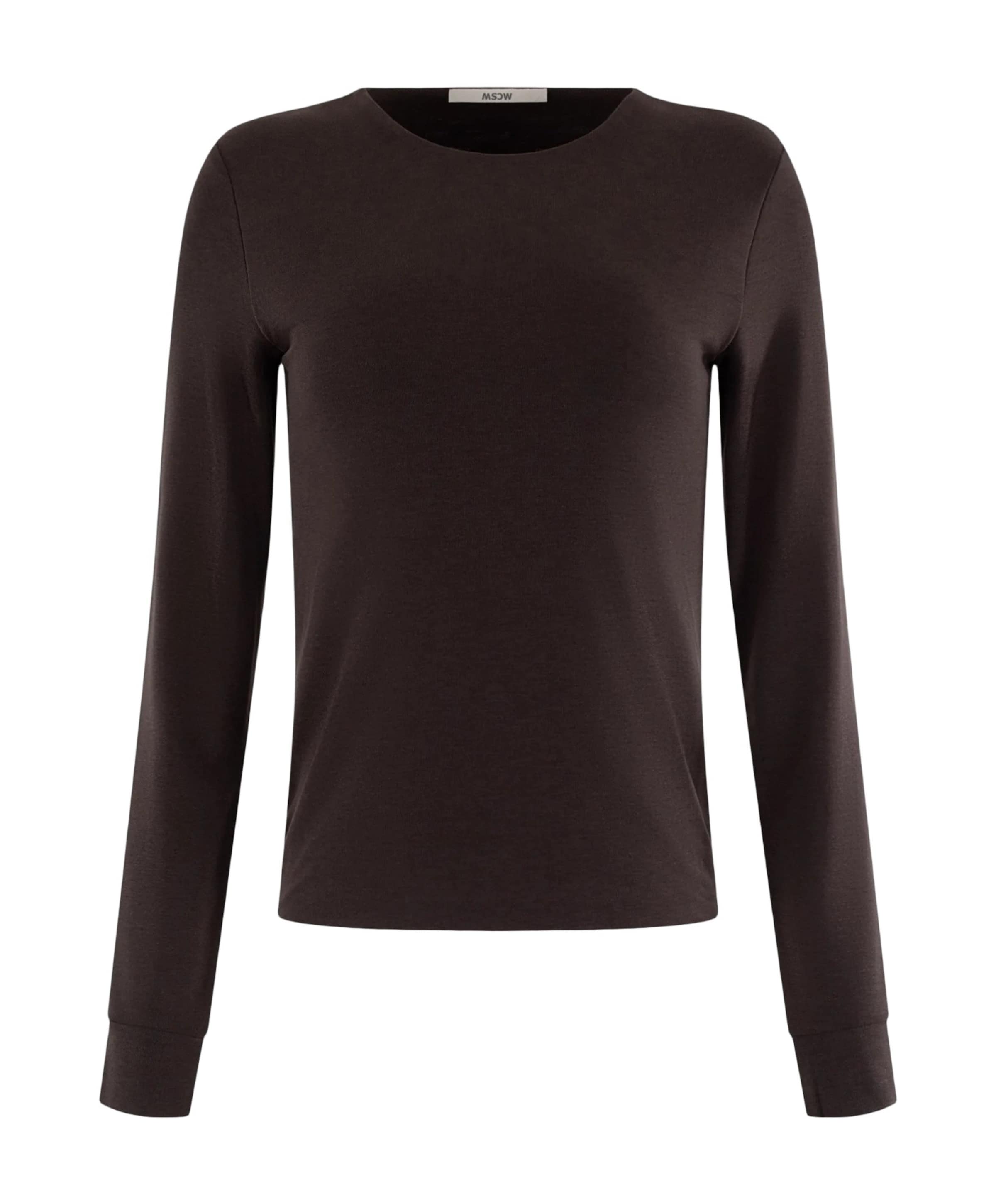 Dames longsleeve bruin
