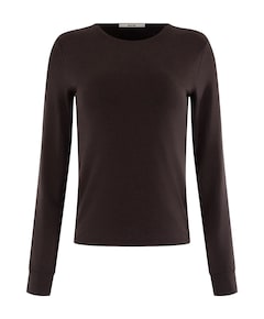 Dames longsleeve bruin