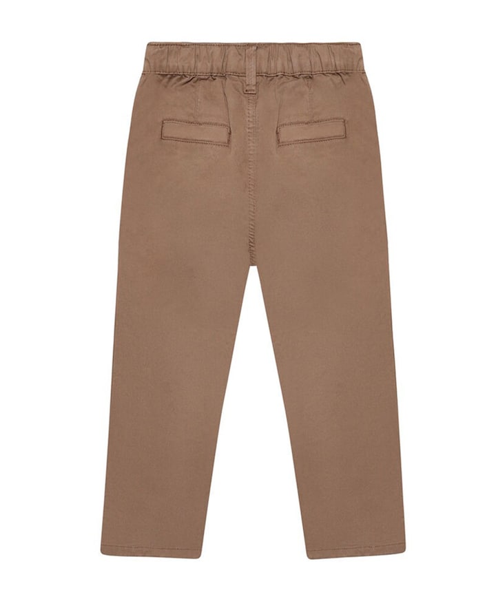 Twill jongens broek bruin