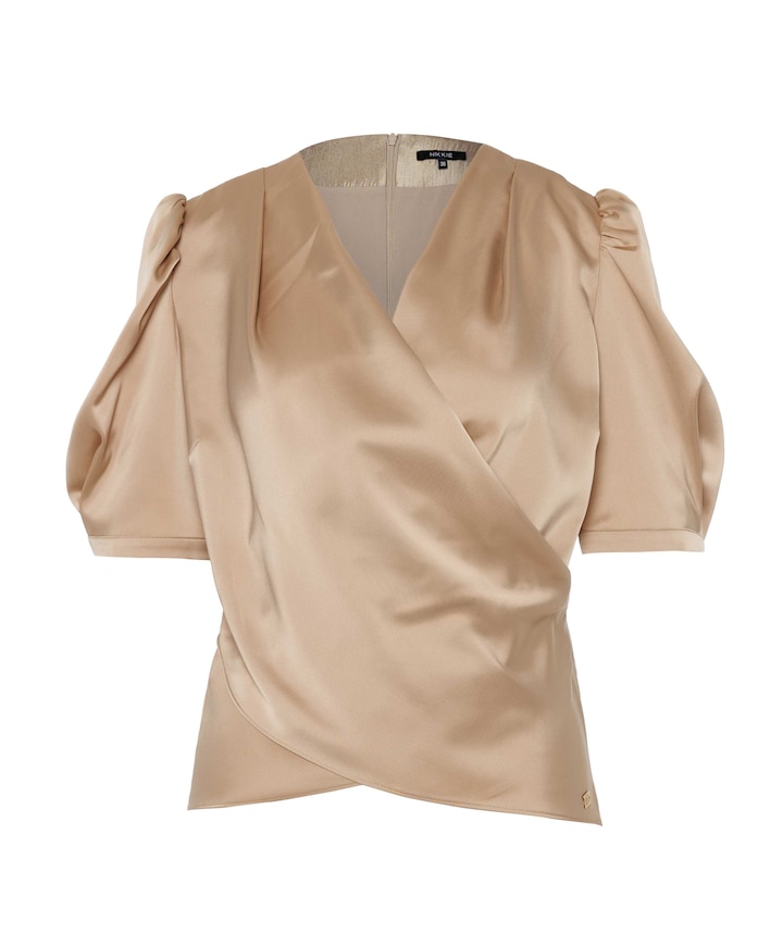 Dames blouse beige
