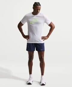 Nike Miler Men's Dri-fit 5i Brief-l heren shorts blauw