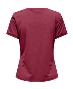 Dames t-shirt bordeaux