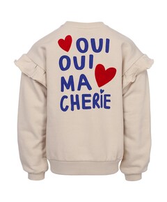 Meisjes sweater beige