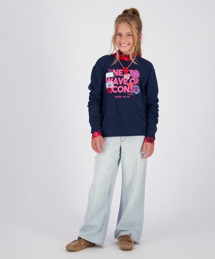 Cassie Pearl meisjes jeans blauw