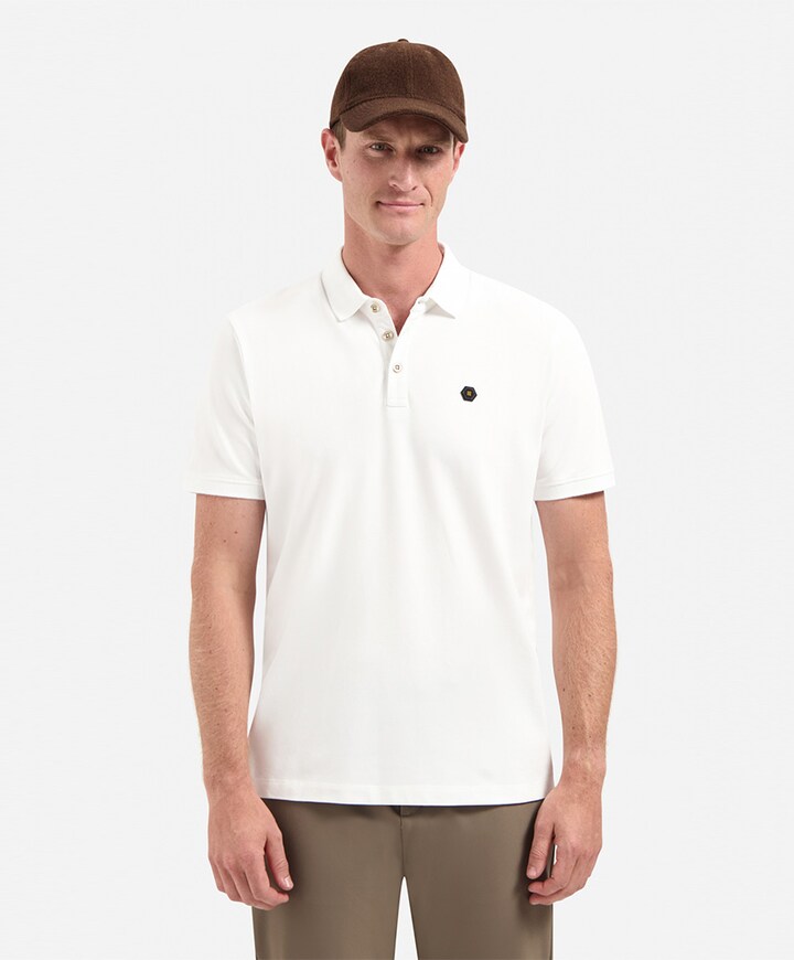 Heren polo wit