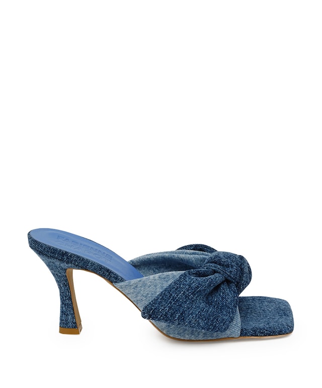 Asha Mule sandalets blauw
