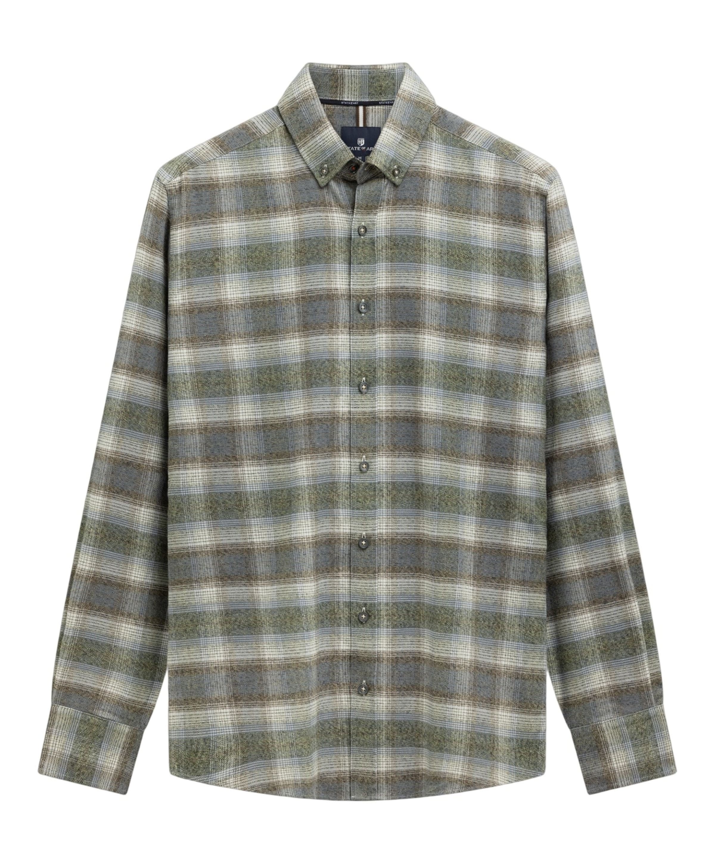 Heren overshirt bruin