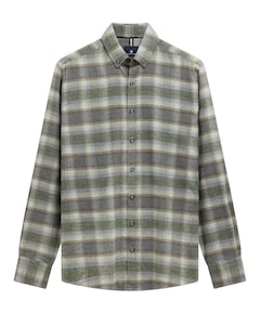 Heren overshirt bruin