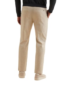 V35 RELAXED CHINO LINEN STRETCH heren broek beige