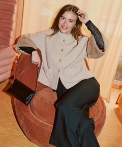Dames jas beige