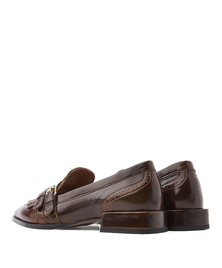 Jazz Lucy dames loafers bruin