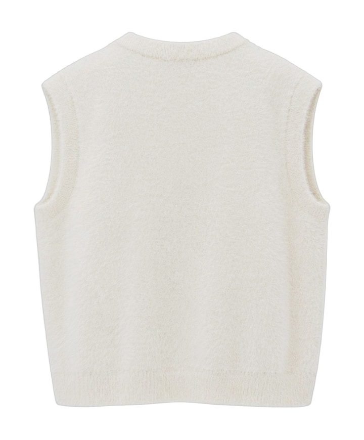 Dames gilet ecru