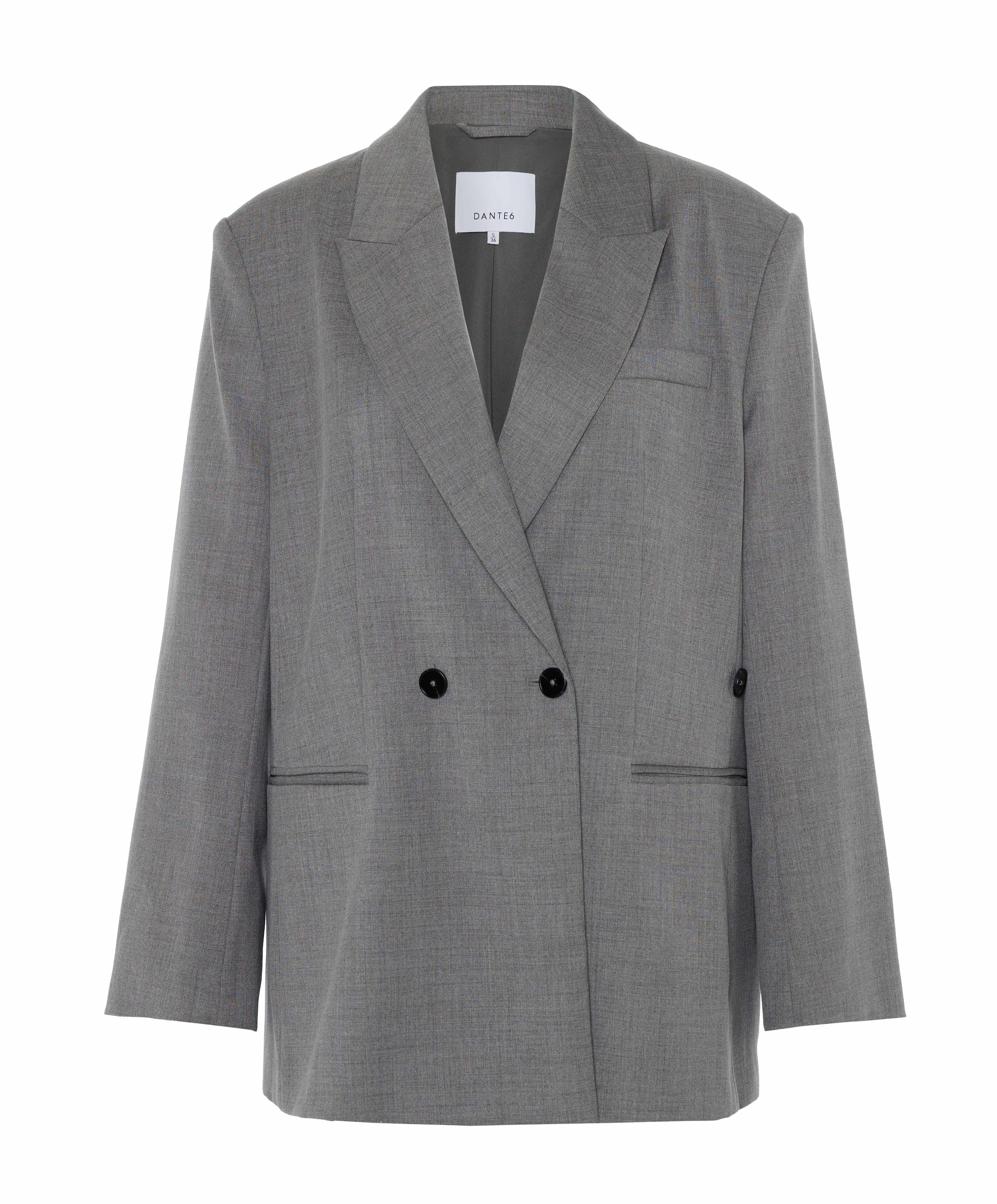 Dames blazer grijs