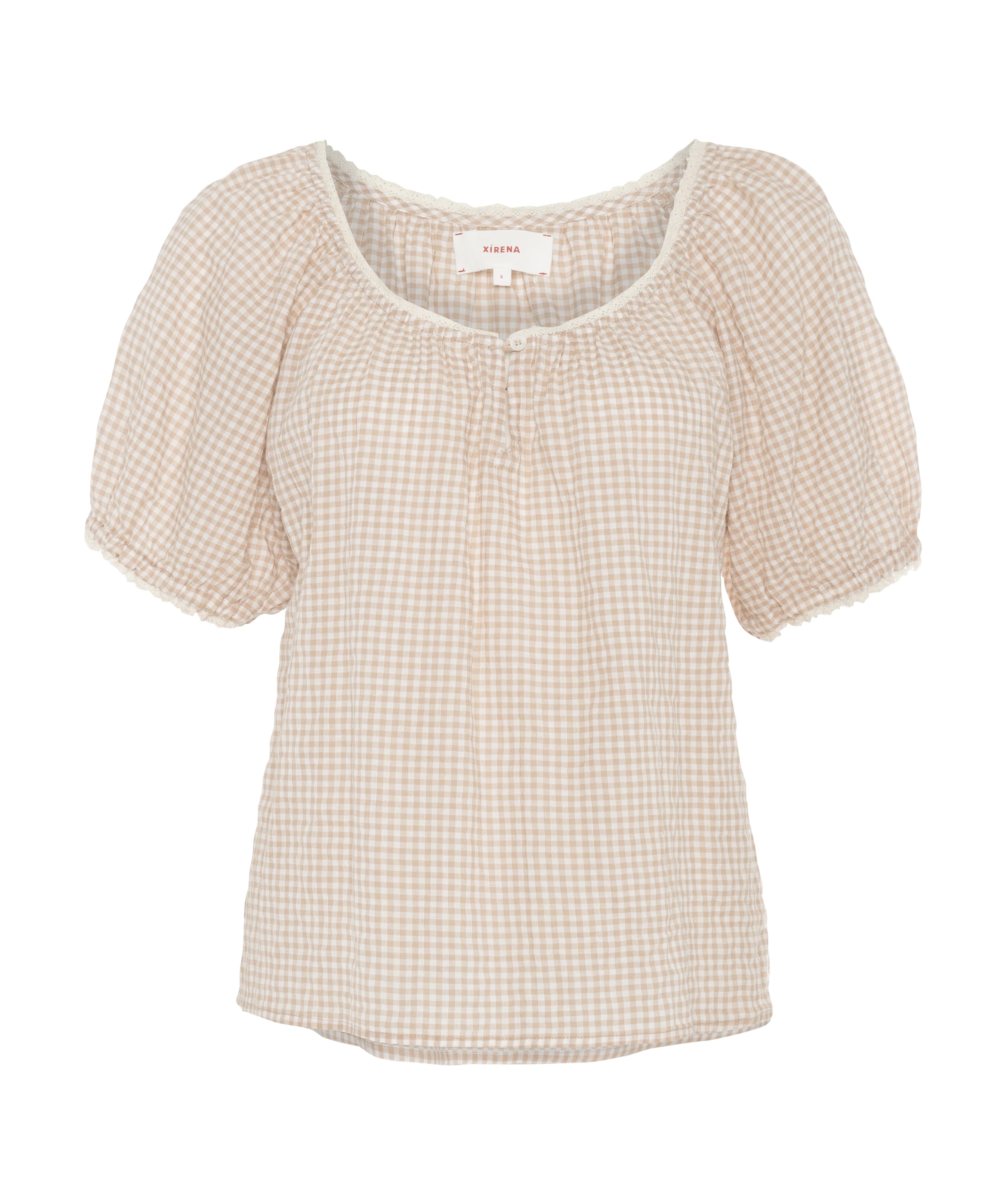 Dames blouse beige