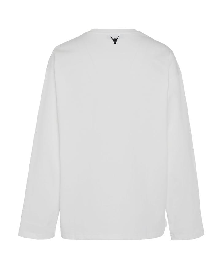 Dames longsleeve ecru