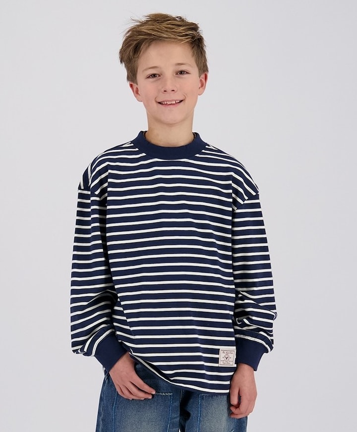 Jongens longsleeve blauw
