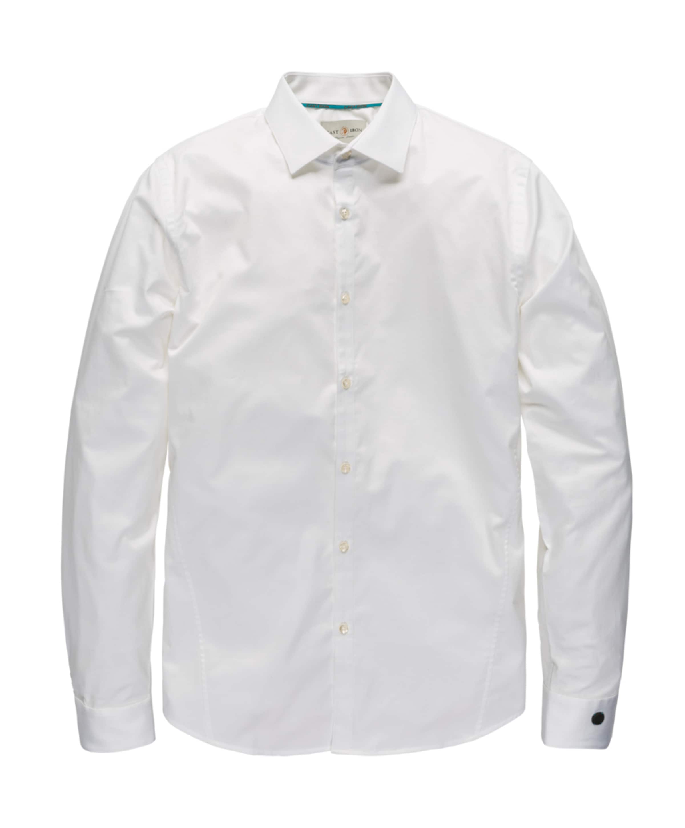 Heren overhemd lange mouw wit