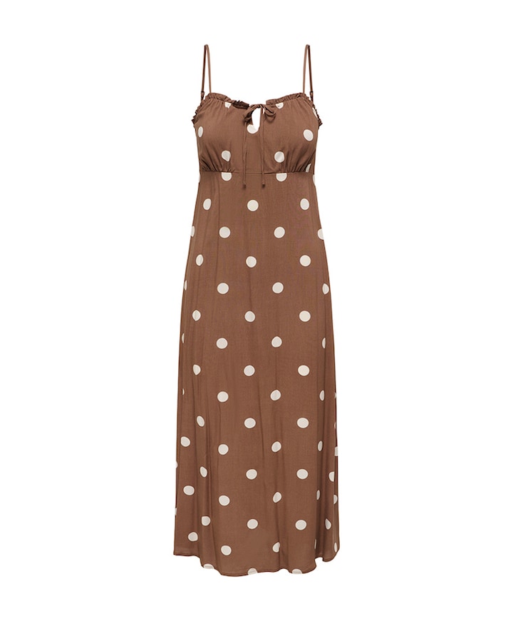 Dames jurk bruin