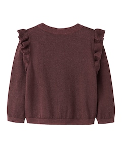 Meisjes vest bruin