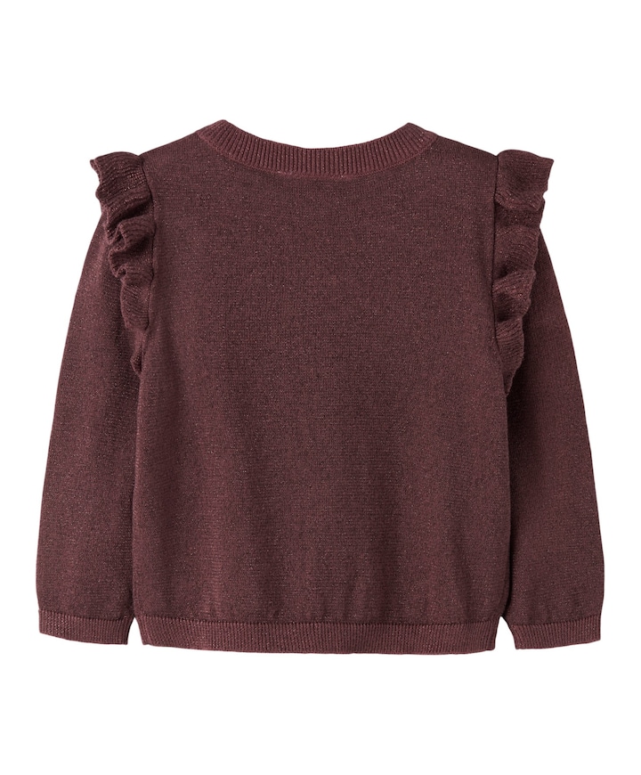 Meisjes vest bruin