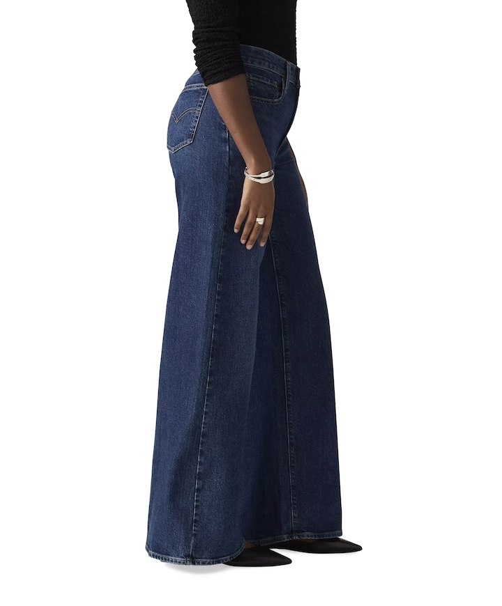 728 HR WIDE LEG WOODSTOCK WIDE LEG dames jeans blauw