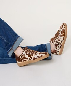 Poona dames sneakers bruin