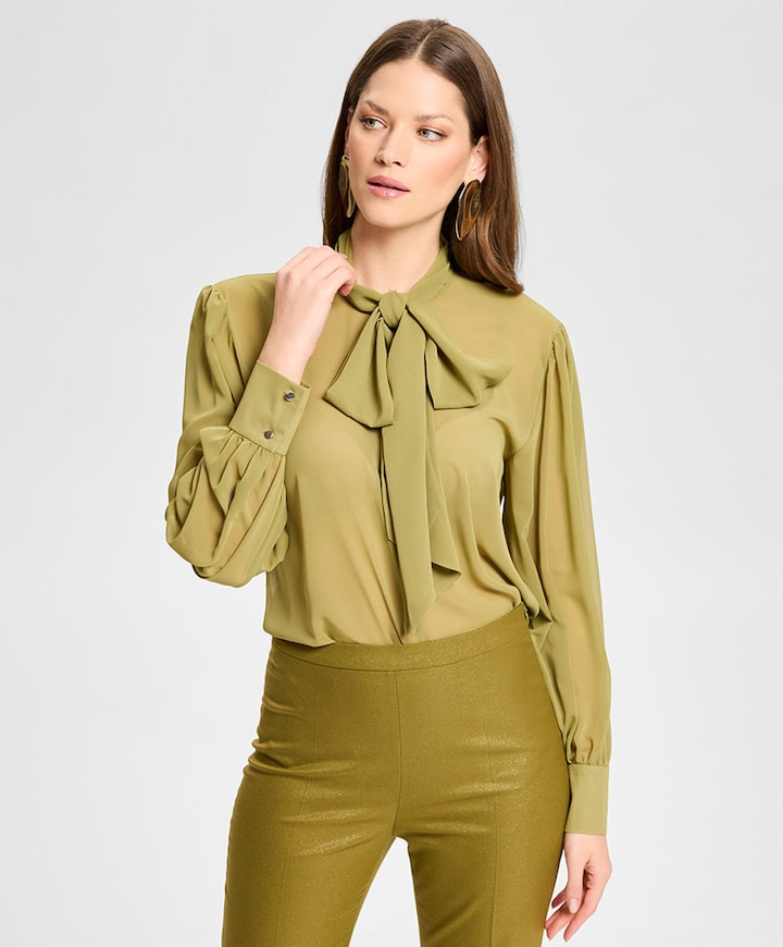 Dames blouse groen
