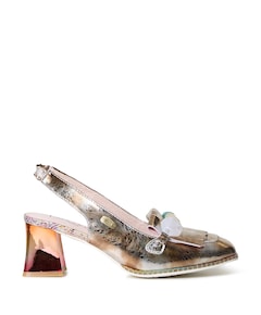 dames slingbacks goud