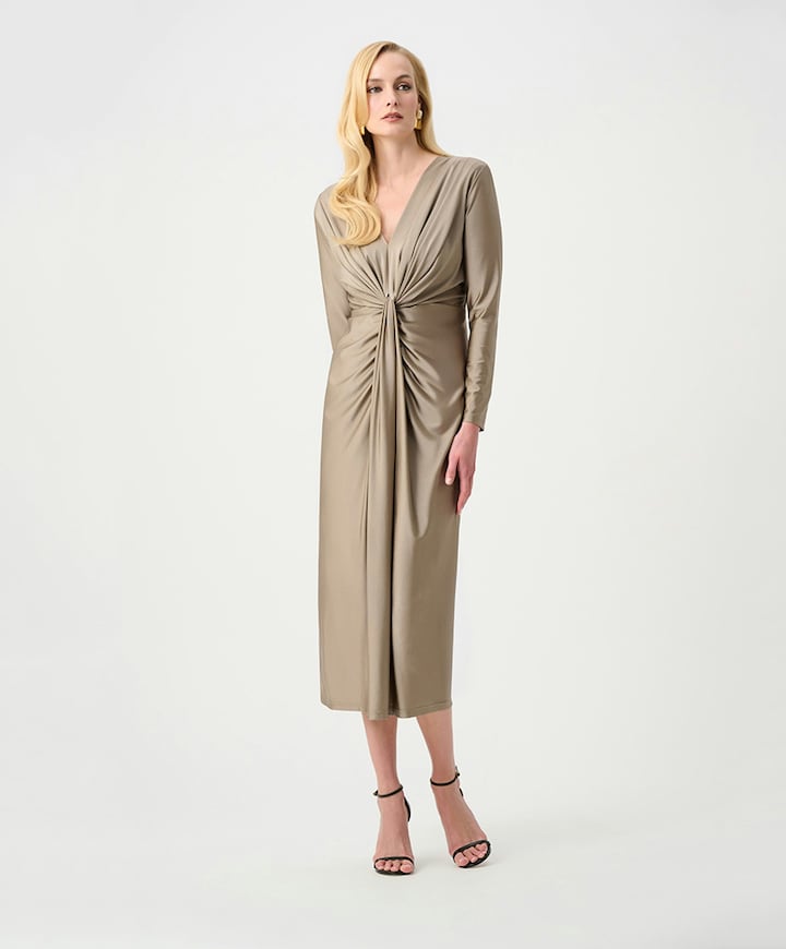 Dames jurk beige