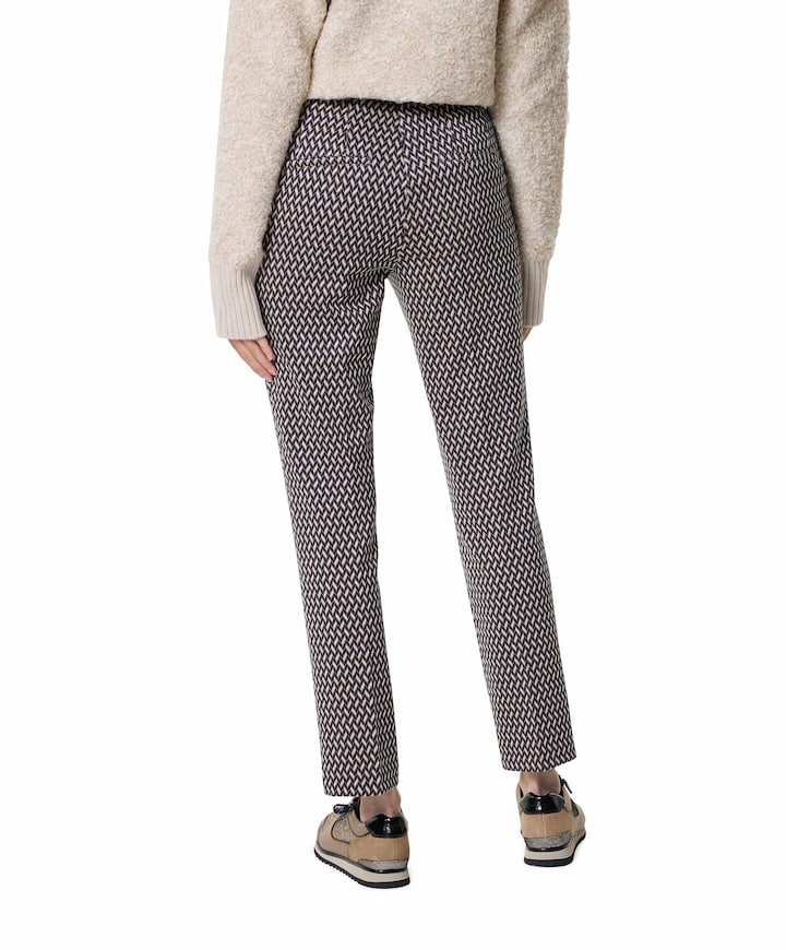 Zigarette Slim broek blauw