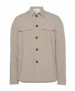 Heren overshirt beige