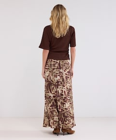 Dames rok bruin