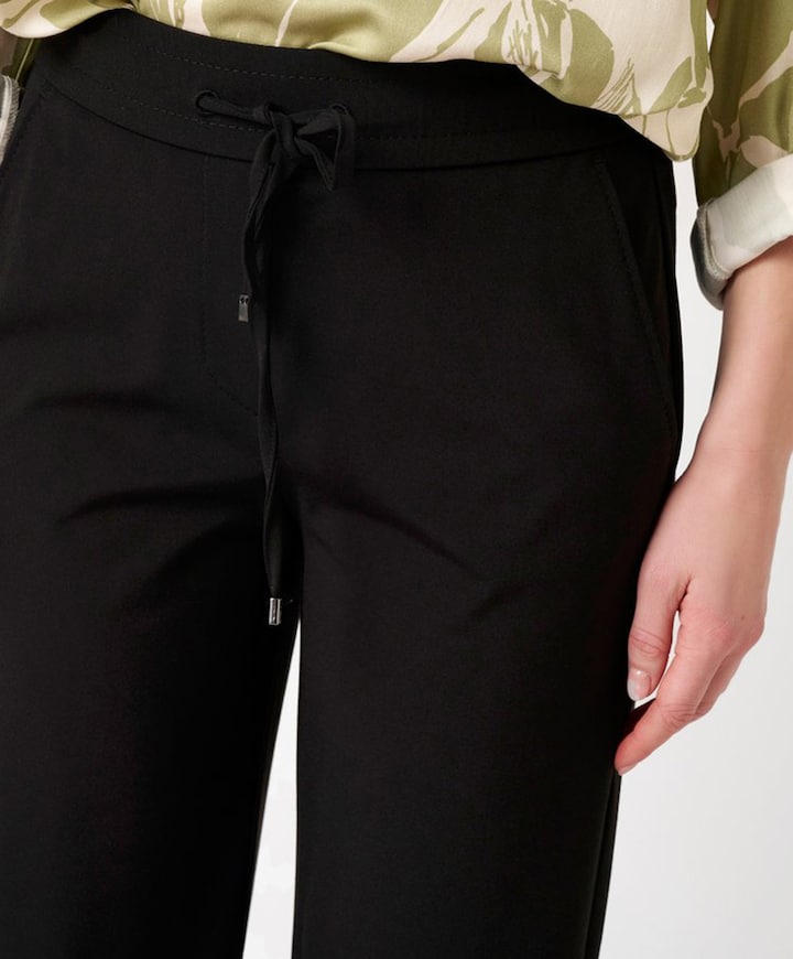 Jenny Wide Leg dames broek zwart
