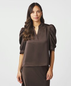 Blouse bruin