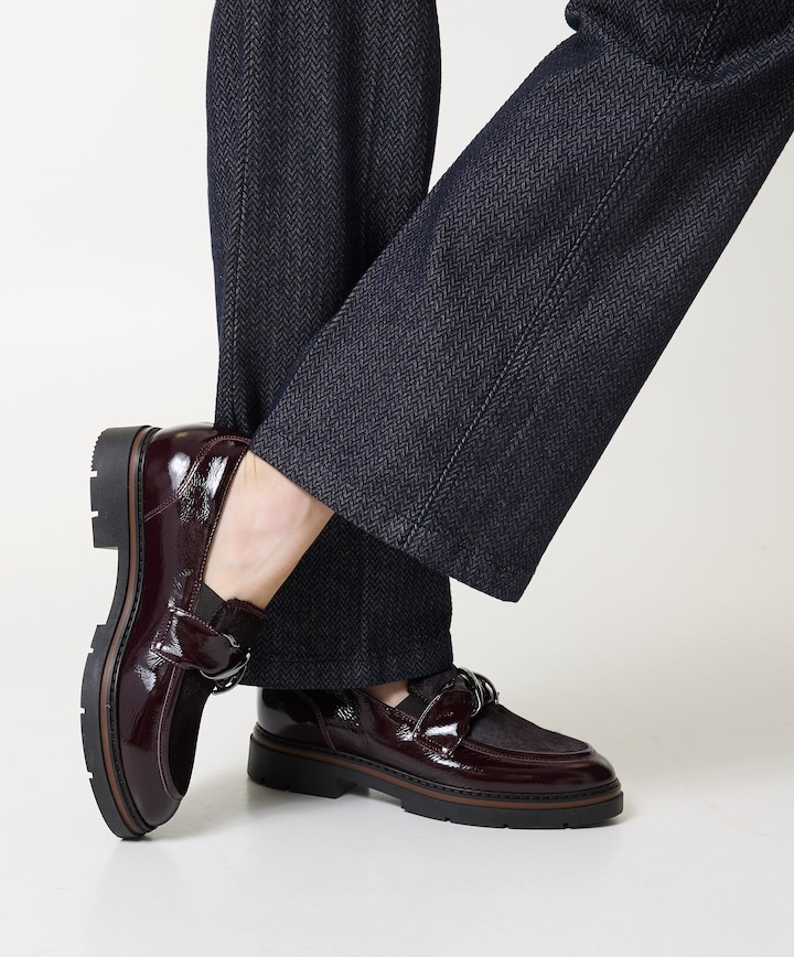 dames loafers bordeaux