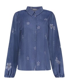 Dames blouse blauw