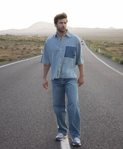 Boxcar Straight Leg Denim heren jeans blauw