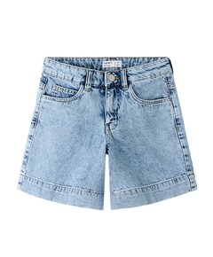 NKFROSE DNM LONG 2072-MJ J meisjes korte broek blauw