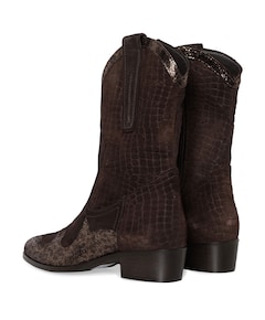 dames westernlaarzen beige