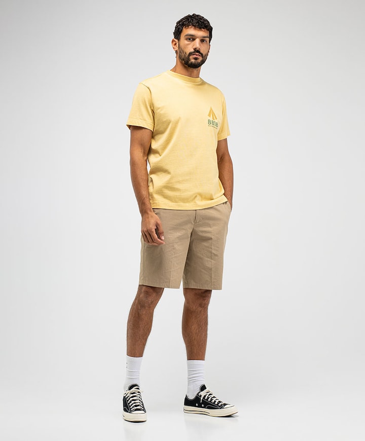 Heren T-shirt geel