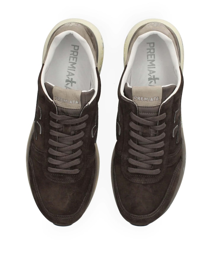 Mick heren sneakers bruin
