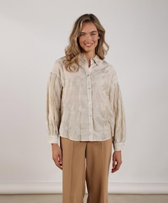 Dames blouse beige
