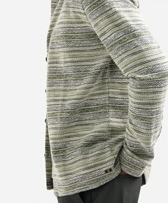 Heren overhemd lange mouw groen