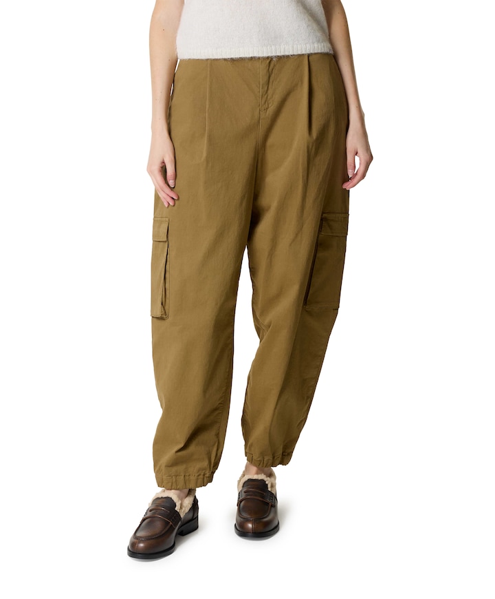 Dames broek beige