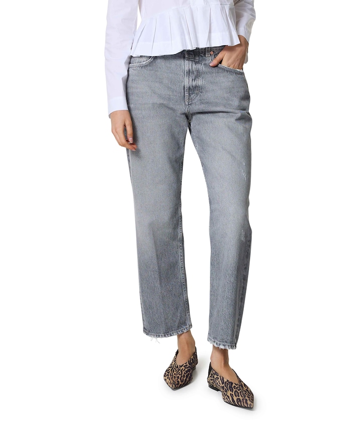 Jonta dames jeans grijs