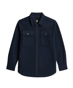 Heren overshirt blauw